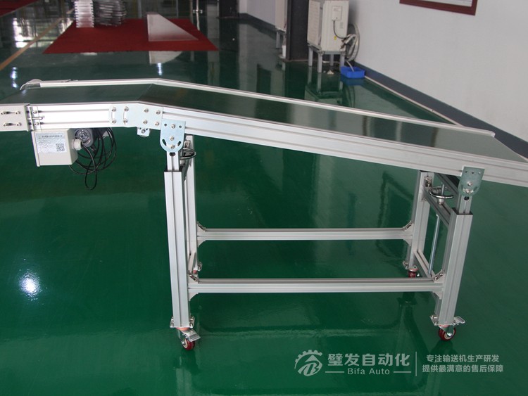 機械手配套帶平臺斜坡輸送線 機械手配套帶平臺斜坡輸送線